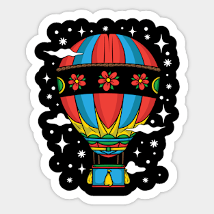 Hot Air Balloon Ballooning Festival Sticker